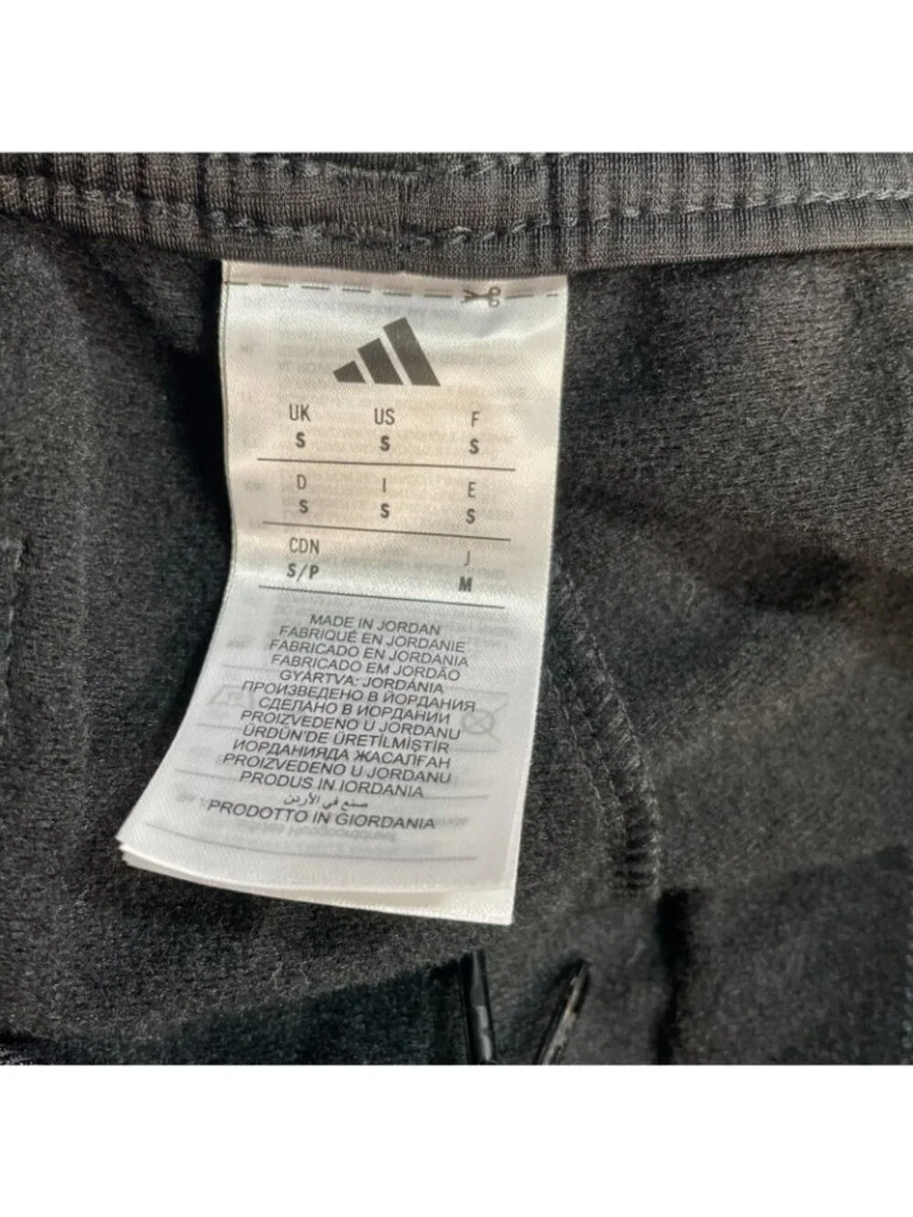 NWOT Adidas Tricot Men's S Black Track Pants Ankle Zip